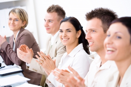 Business English training days in Spanish companies.